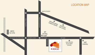 Project Image of 1000.0 - 1462.0 Sq.ft 2 BHK Apartment for buy in Ridge Towers