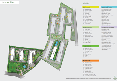 Project Image of 1475.0 - 1860.0 Sq.ft 2.5 BHK Apartment for buy in Adarsh Parkland Phase 2