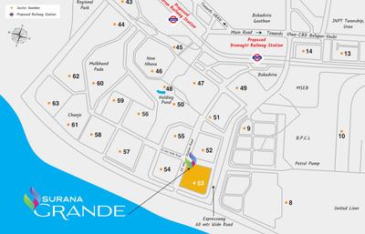 Project Image of 304.73 - 560.48 Sq.ft 1 BHK Apartment for buy in Surana Grande