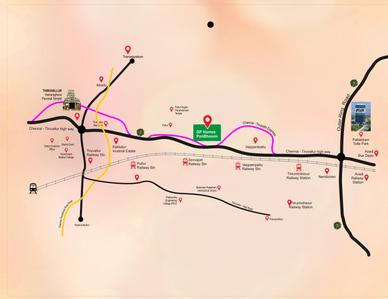 Project Image of 394.0 - 3190.0 Sq.ft Residential Plot Plot for buy in GP Homes Ponbhoomi