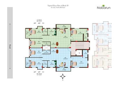 Project Image of 1418.0 - 1470.0 Sq.ft 3 BHK Apartment for buy in Adharshila Nabarun
