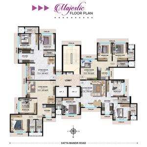 Project Image of 472.21 - 1036.35 Sq.ft 2 BHK Apartment for buy in Vasundhara Paradise
