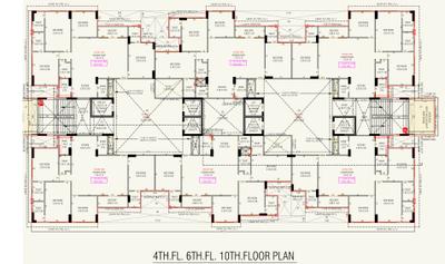 Project Image of 1304.8 - 1385.1 Sq.ft 4 BHK Apartment for buy in S And P Minita Greens