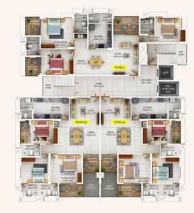 Project Image of 1803.0 - 2968.0 Sq.ft 3 BHK Apartment for buy in Urban Heights By Varma