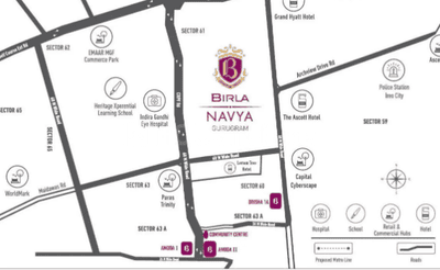 Project Image of 2538 Sq.ft 3.5 BHK Apartment / Flat for sale in Sector 63 for Rs. 41500000