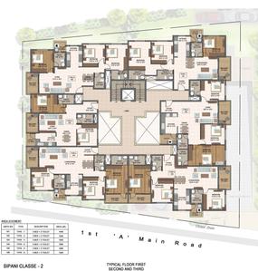 Project Image of 655.0 - 1560.0 Sq.ft 1 BHK Apartment for buy in Sipani Classe