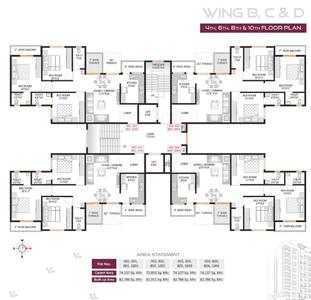 Project Image of 563.92 - 821.5 Sq.ft 2 BHK Apartment for buy in Atharva Nagari VI