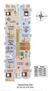 Project Image of 608.0 - 890.0 Sq.ft 2 BHK Apartment for buy in Deeshari Builders Iris
