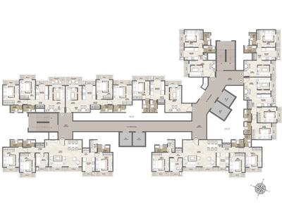 Project Image of 584.0 - 1290.0 Sq.ft 2 BHK Apartment for buy in Cosmos Serenity Phase 1