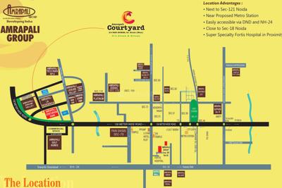 Project Image of 885.0 - 1700.0 Sq.ft 2 BHK Apartment for buy in Amrapali Courtyard