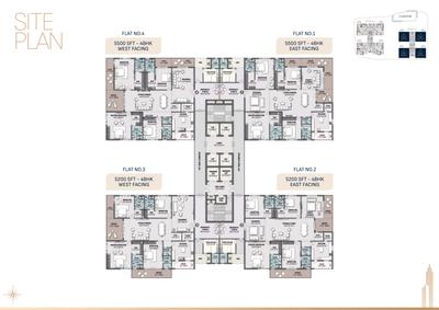 Project Image of 5200.0 - 6500.0 Sq.ft 4 BHK Apartment for buy in Vamsiram Newmark