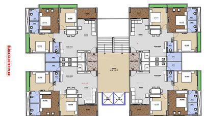 Project Image of 2070 Sq.ft 3 BHK Apartment / Flat for sale in Chandkheda for Rs. 9800000