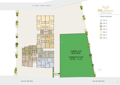 Project Image of 582.0 - 833.56 Sq.ft 2 BHK Apartment for buy in Aman Ms Landmark
