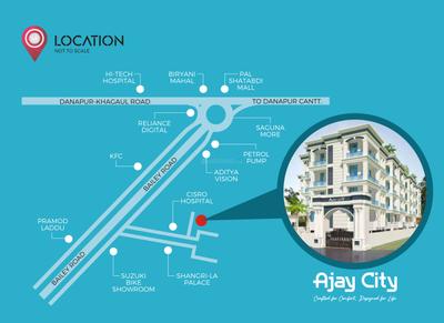 Project Image of 1082.0 - 1538.0 Sq.ft 2 BHK Apartment for buy in AJAY CITY