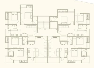 Project Image of 440.14 - 471.57 Sq.ft 2 BHK Apartment for buy in Oscar Shanti Sadan II