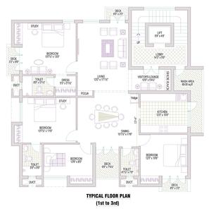 Project Image of 0.0 - 2202.0 Sq.ft 3.5 BHK Apartment for buy in Harmony Ramkripa