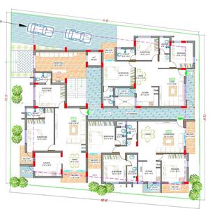 Nikhil Aum Shankara Aum Shankara Cluster Plan For Ground Floor 2