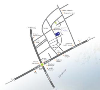 Project Image of 1670.0 - 2000.0 Sq.ft 3 BHK Apartment for buy in Sri Sai Harihara Siri Residency
