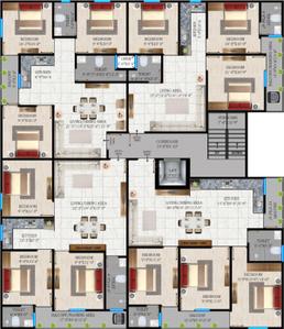 Project Image of 450.0 - 990.0 Sq.ft 2 BHK Apartment for buy in SGB Metro View Floors