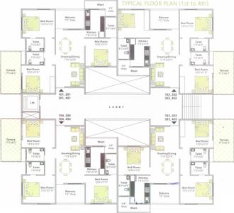 Project Image of 1135.0 - 1597.0 Sq.ft 2 BHK Apartment for buy in Pioneer Daffodils