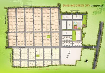 Project Image of 992.0 - 998.0 Sq.ft 3 BHK Apartment for buy in Nitu Sunshine Green City Phase V