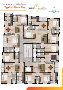 Project Image of 876.0 - 1360.0 Sq.ft 2 BHK Apartment for buy in VGK Sangamithra
