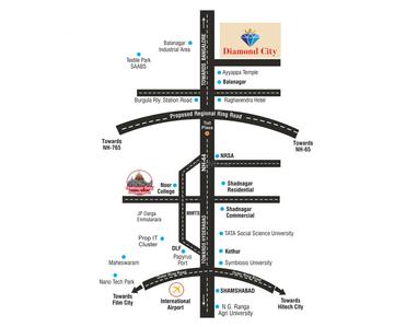 Project Image of 1814.9 - 3673.94 Sq.ft Residential Plot Plot for buy in San Diamond City