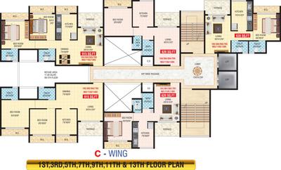 Project Image of 309.0 - 317.0 Sq.ft 1 BHK Apartment for buy in Sadguru Nakshtra Phase I
