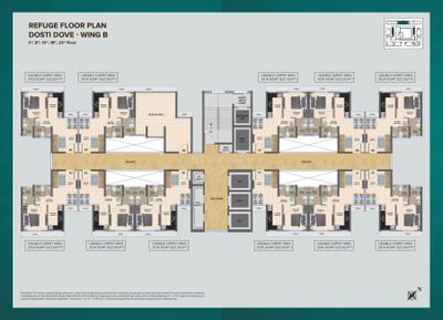 Project Image of 0.0 - 322.0 Sq.ft 1 BHK Apartment for buy in Dosti Nest Phase 3