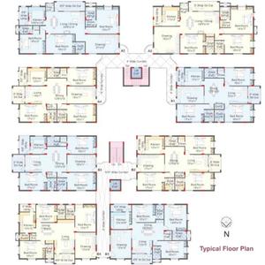 Project Image of 2200.0 - 2500.0 Sq.ft 3 BHK Apartment for buy in Sri Windsor
