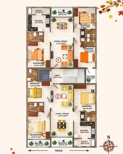 Project Image of 1325.0 - 1410.0 Sq.ft 3 BHK Apartment for buy in Eminent Opulence