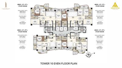 Project Image of 1722.9 - 4591.25 Sq.ft 3 BHK Apartment for buy in Venus Capital Heights