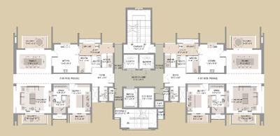 Project Image of 4175.0 - 6715.0 Sq.ft 4 BHK Apartment for buy in Unitech The One