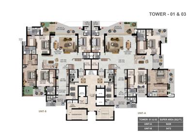Project Image of 4563.0 - 8037.0 Sq.ft 4.5 BHK Apartment for buy in The Cambium
