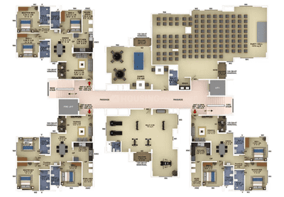 Project Image of 1078.0 - 1428.0 Sq.ft 2 BHK Apartment for buy in Confident Grand Heights