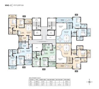 Project Image of 781.78 - 2021.89 Sq.ft 2 BHK Apartment for buy in Trimurti The Rise