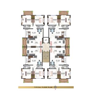 Project Image of 0.0 - 1250.0 Sq.ft 2 BHK Apartment for buy in Aaradhya Experia