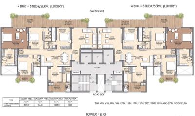 Project Image of 1700.0 - 6100.0 Sq.ft 3 BHK Apartment for buy in Prateek Canary