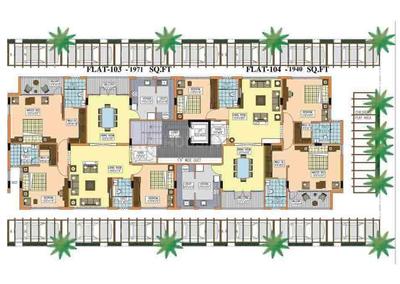 Project Image of 1830.0 - 2800.0 Sq.ft 3 BHK Apartment for buy in Krishvi La Palma