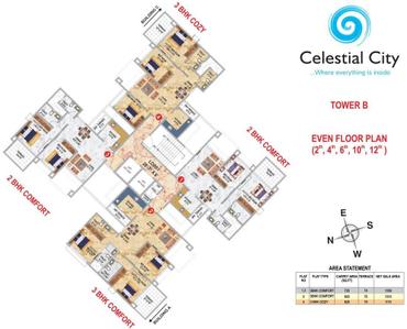 Project Image of 517.96 - 1310.0 Sq.ft 2 BHK Apartment for buy in Pharande Celestial City