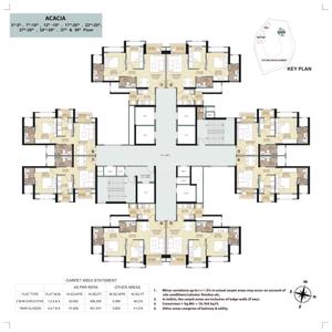 Project Image of 699.11 - 708.14 Sq.ft 2 BHK Apartment for buy in Persipina Orchid
