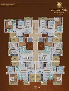Project Image of 1128.0 - 1345.0 Sq.ft 2 BHK Apartment for buy in Siddhivinayak Vighnaharta Residency