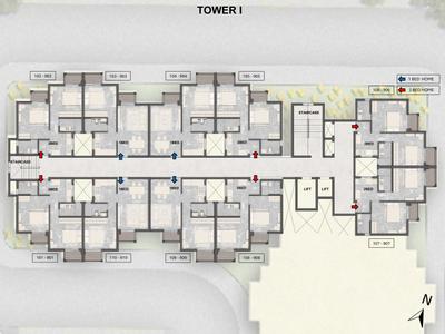 Project Image of 692.0 - 741.0 Sq.ft 1 BHK Apartment for buy in BCD Emprasa
