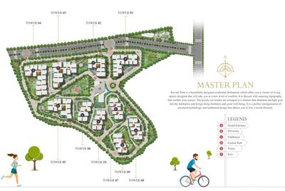 Project Image of 1205.0 - 1985.0 Sq.ft 2 BHK Apartment for buy in Sahiti Sarvani Elite