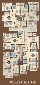 Project Image of 839.0 - 1134.0 Sq.ft 3 BHK Apartment for buy in Landmark Saket Apartment