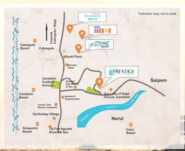 Project Image of 645 Sq.ft 1 BHK Apartment / Flat for sale in Candolim for Rs. 15000000