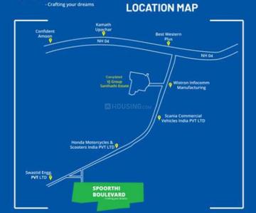 Project Image of 1192.21 - 2615.09 Sq.ft Residential Plot Plot for buy in V J Spoorthi Boulevard Phase 2