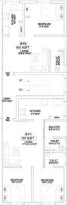 Project Image of 476.0 - 747.0 Sq.ft 1 BHK Apartment for buy in Sri Manishaa Rishikesh Phase 2