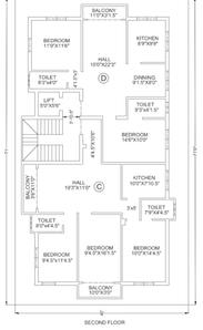 Project Image of 860.0 - 1240.0 Sq.ft 2 BHK Apartment for buy in Laksha Flats