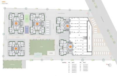Project Image of 531.09 - 847.34 Sq.ft 2 BHK Apartment for buy in Shyam Shayona Fairmont